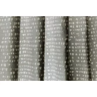   Laguna Kathy apró mintás dekor függöny 140 cm - 01 szürke