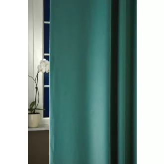   Szintetika Alexander egyszínű sötétítő függöny 280 cm - 40 türkiz