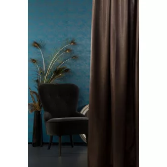   Szintetika Glitter egyszínű sötétítő függöny 150 cm - 43 acél