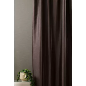   Szintetika Graham anyagában mintás sötétítő függöny 290 cm - 09 mokka