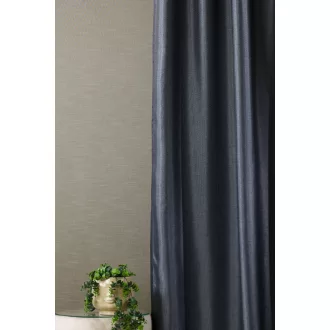   Szintetika Graham anyagában mintás sötétítő függöny 290 cm - 39 vízkék