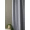 Szintetika Graham anyagában mintás sötétítő függöny 290 cm - 42 ezüst