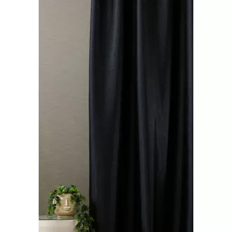   Szintetika Graham anyagában mintás sötétítő függöny 290 cm - 44 antracit