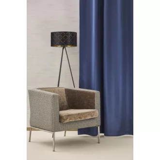   Szintetika Neptune anyagában mintás sötétítő függöny 150 cm - 38 denim