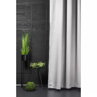   Szintetika Neptune anyagában mintás sötétítő függöny 150 cm - 43 alumínium