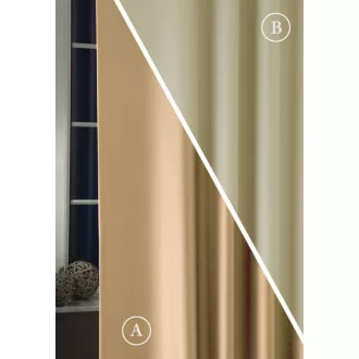   Szintetika Pierrot egyszínű sötétítő függöny 300 cm - 04 caffé latte-krém