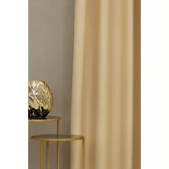   Szintetika Pierrot egyszínű sötétítő függöny 300 cm - 18 arany-vanília