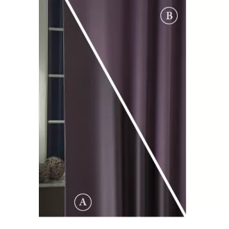   Szintetika Pierrot egyszínű sötétítő függöny 300 cm - 39 ametiszt-orgona