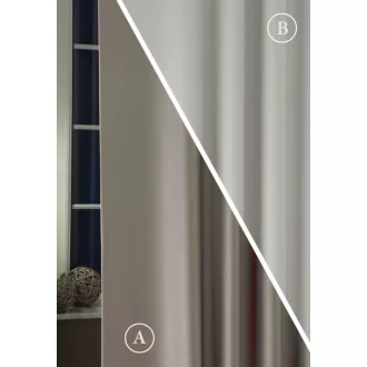   Szintetika Pierrot egyszínű sötétítő függöny 300 cm - 42 acélszürke-ezüst