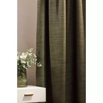   Szintetika Rajmund anyagában mintás sötétítő függöny 320 cm - 15 vadászzöld