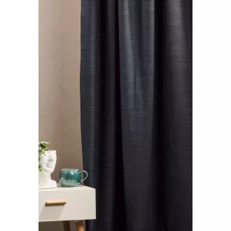   Szintetika Rajmund anyagában mintás sötétítő függöny 320 cm - 38 denim