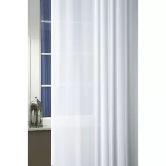   Szintetika Juliette egyszínű fényáteresztő függöny 300 cm - 01 fehér
