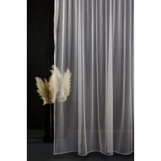   Szintetika Mira egyszínű fényáteresztő függöny 300 cm - 01 optikai fehér