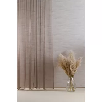   Szintetika Mira egyszínű fényáteresztő függöny 300 cm - 07 cappucino