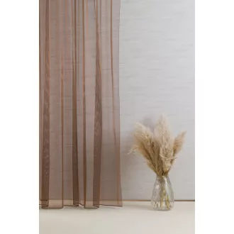   Szintetika Mira egyszínű fényáteresztő függöny 300 cm - 23 bronz