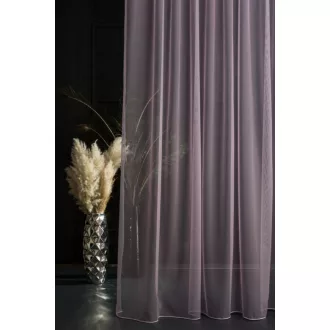   Szintetika Mira egyszínű fényáteresztő függöny 300 cm - 34 lila
