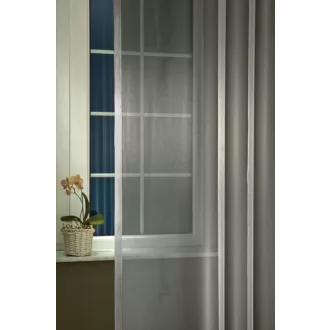   Szintetika Mira egyszínű fényáteresztő függöny 300 cm - 44 ezüst