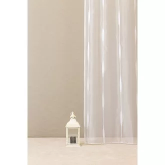   Szintetika Solanum hullámos fényáteresztő függöny 295 cm - 01 fehér