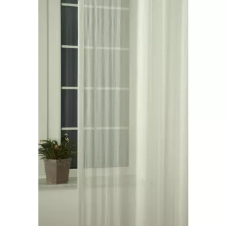   Szintetika Voile gyűrt 260 egyszínű fényáteresztő függöny 260 cm - 02 ecrü
