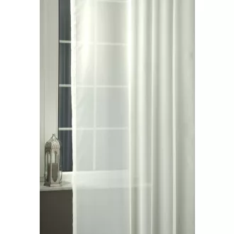   Szintetika Voile príma 300 egyszínű fényáteresztő függöny 300 cm - 02 ecrü