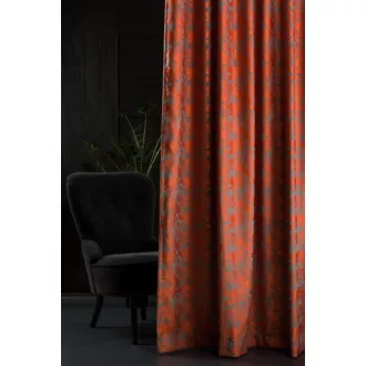   Szintetika Adrian márványmintás dekor függöny - 20 korall