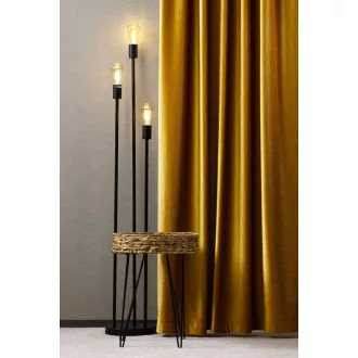   Szintetika Alberto anyagában mintás dekor függöny 280 cm - 18 okker