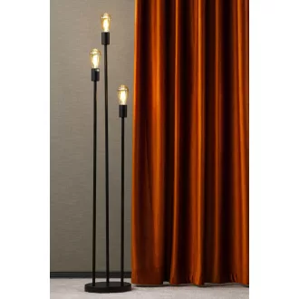   Szintetika Alberto anyagában mintás dekor függöny 280 cm - 24 rozsda