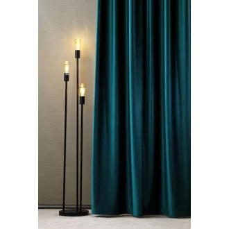   Szintetika Alberto anyagában mintás dekor függöny 280 cm - 40 türkiz