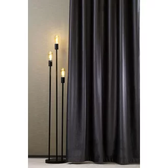   Szintetika Alberto anyagában mintás dekor függöny 280 cm - 43 szürke