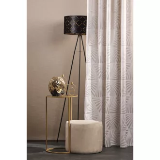   Szintetika Ferdinand geomatriai mintás dekor függöny 280 cm - 04 krém