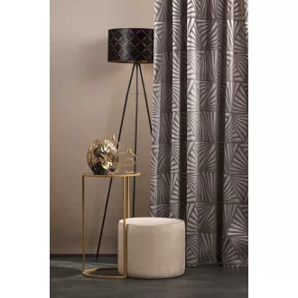   Szintetika Ferdinand geomatriai mintás dekor függöny 280 cm - 43 acél