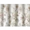 Laguna Caraibi virágos-leveles dekor függöny 140 cm - 03 fehér