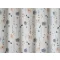 Laguna Caraibi virágos-leveles dekor függöny 140 cm - 06 fehér