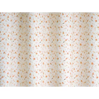   Laguna Caraibi virágos-leveles dekor függöny 140 cm - 483 fehér