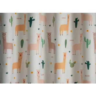   Laguna Lama gyerekmintás dekor függöny 150 cm - 04 narancs