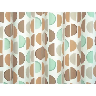   Laguna Woody gyerekmintás dekor függöny 150 cm - 02 fehér