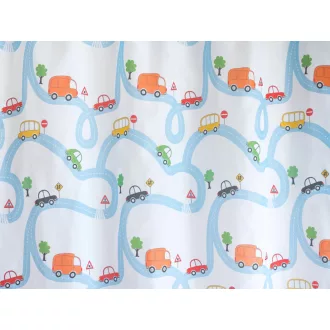   Laguna Street gyerekmintás fényáteresztő függöny 295 cm - 01 fehér