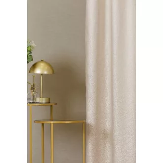   Szintetika Eloise levélmintás dekor függöny 290 cm - 04 drapp