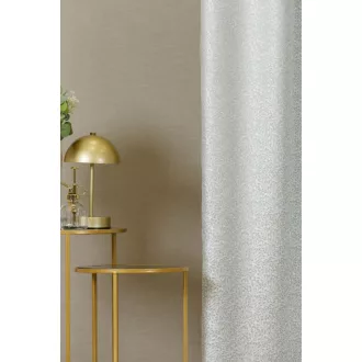   Szintetika Eloise levélmintás dekor függöny 290 cm - 12 vízzöld