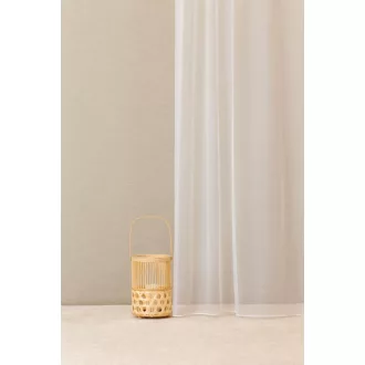   Szintetika Mirabella egyszínű fényáteresztő függöny 295 cm - 01 fehér