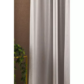   Szintetika Lisa egyszínű fényáteresztő függöny 300 cm - 01 fehér