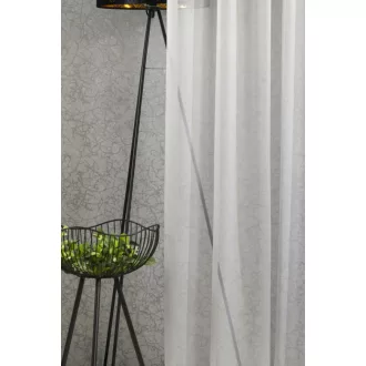   Szintetika Lisa egyszínű fényáteresztő függöny 300 cm - 42 ezüst