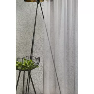   Szintetika Lisa egyszínű fényáteresztő függöny 300 cm - 44 antracit