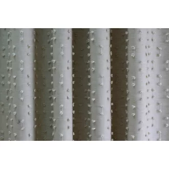   Laguna Livorno anyagában mintás dekor függöny 300 cm - 08 drapp