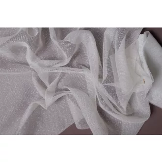   Kartal Eko Mini anyagában mintás fényáteresztő függöny 290 cm - 003 bézs