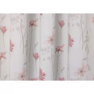   Laguna Gouda virágmintás dimout függöny 148 cm - 01 rózsaszín