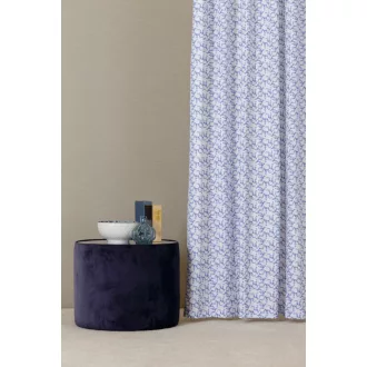   Szintetika Tendril levélmintás dekor függöny 140 cm - 01 fehér