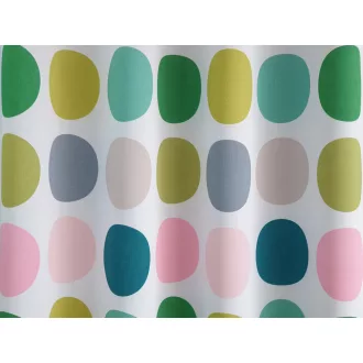 Laguna Dotty pöttyös dim out függöny 145 cm - 01 zöld