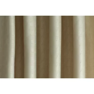   Laguna Tamarix geometriai mintás dekor függöny 300 cm - 03 bézs