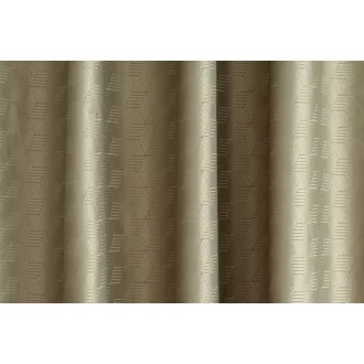   Laguna Tamarix geometriai mintás dekor függöny 300 cm - 07 arany